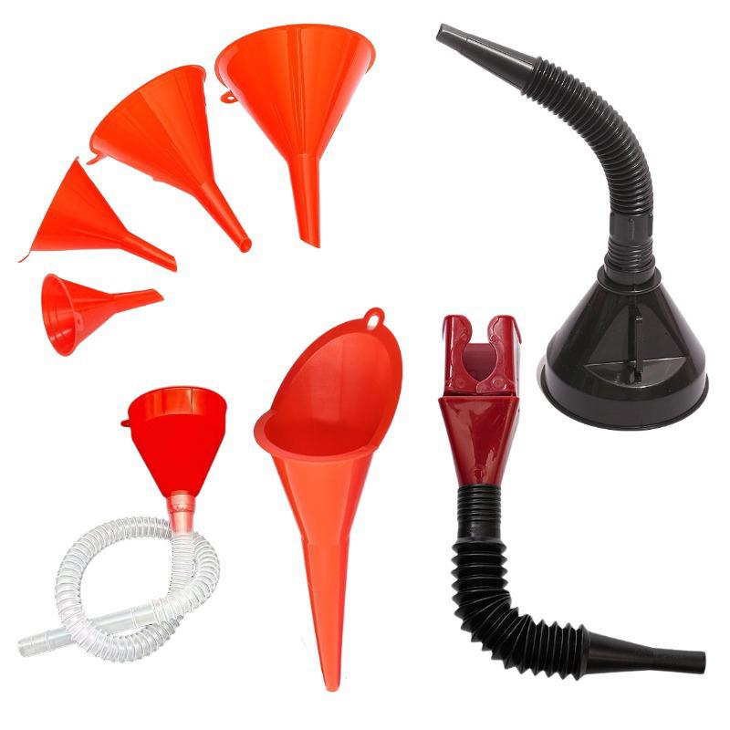 Tools Use In The Workshop - Car Plastic Funnel Set 8 Pieces