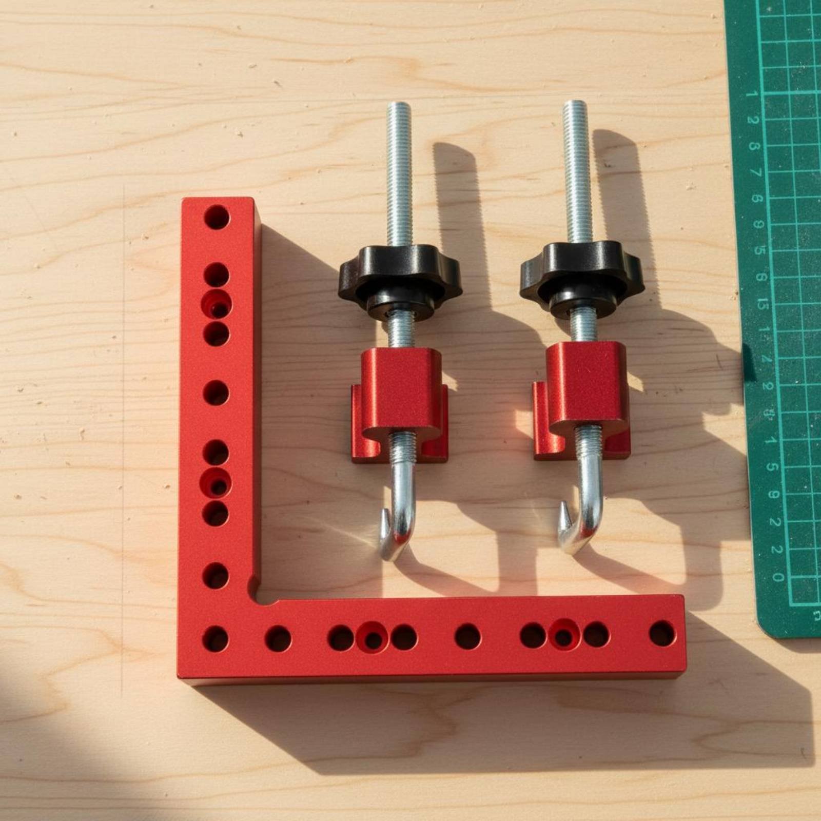 Angle Clamp 90 - 90 Degree Positioning Square Double Scale