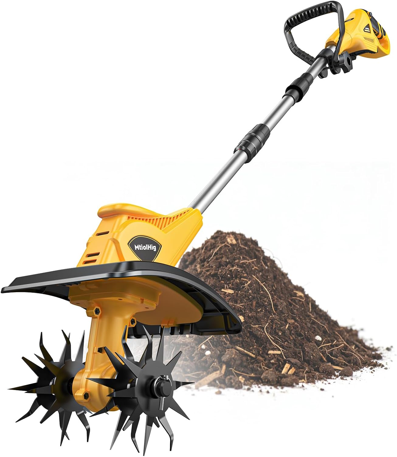 Power Tools For Workshop - Cordless Tiller Cultivator Compatible with Dewalt