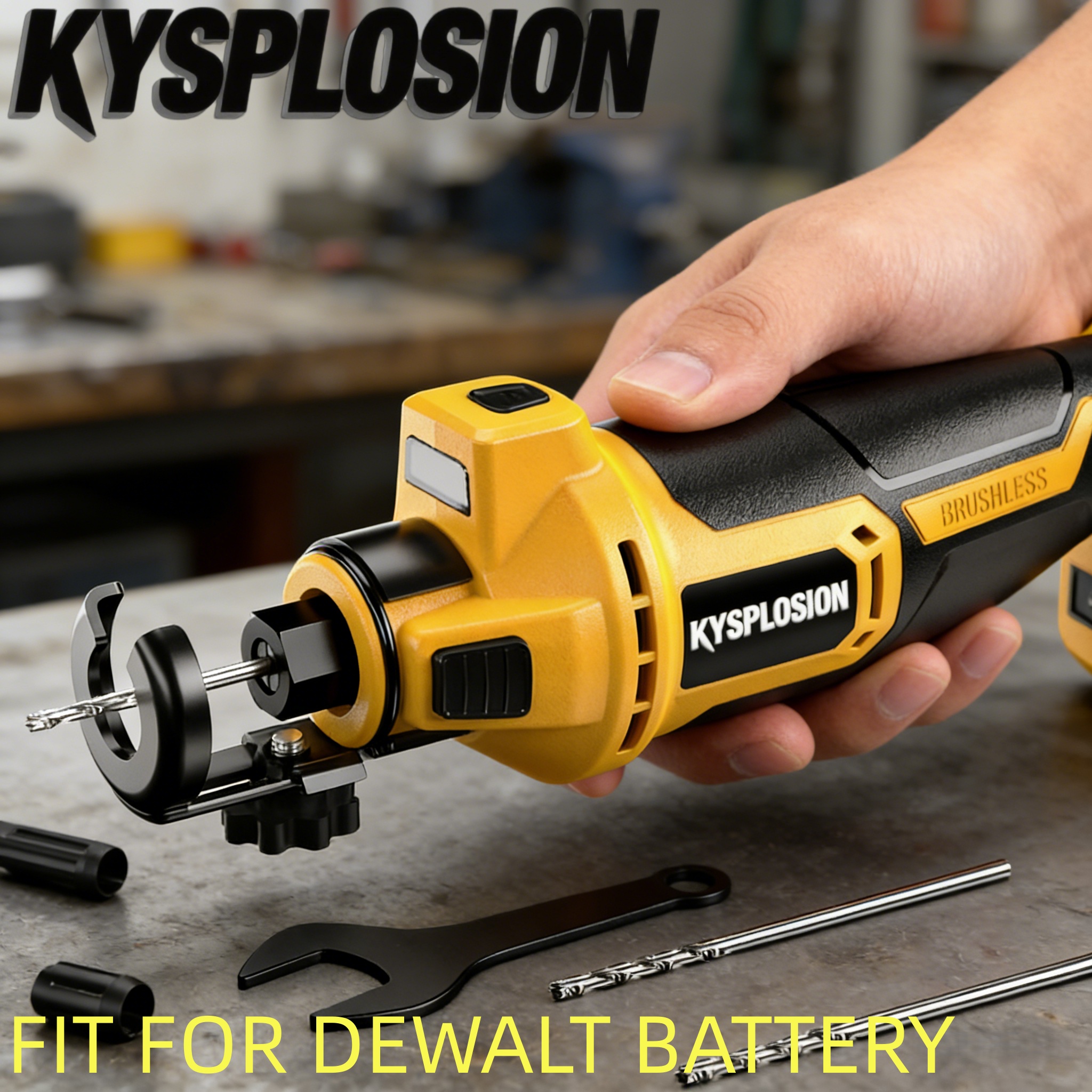 Power Tools For Workshop - 3 Gears Brushless Electric Drywall Cut
