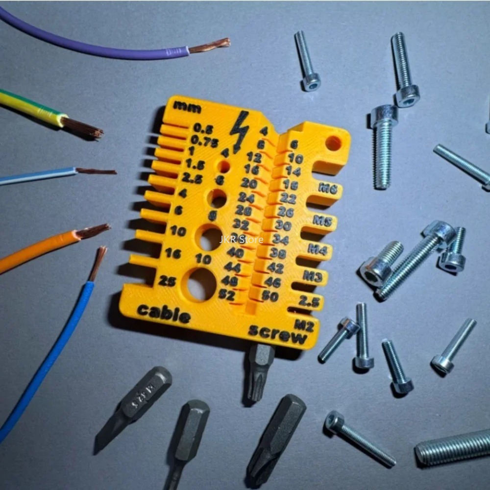 Double Sided Wire Gauge Screw  - مراجعة Tools Use In The Workshop وسعره