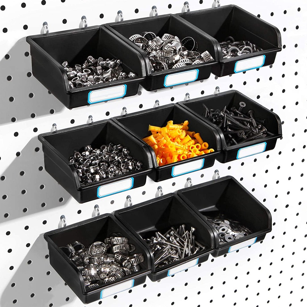 1/6 Sets Pegboard Bins with Ho - مراجعة Workshop Tools Organizing وسعره