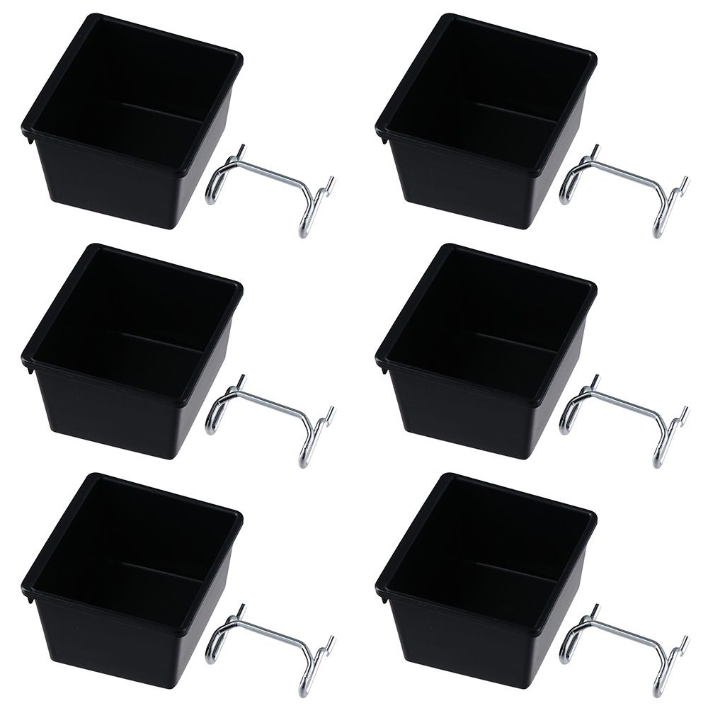 1/6 Sets Pegboard Bins with Ho - مراجعة Workshop Tools Organizing وسعره