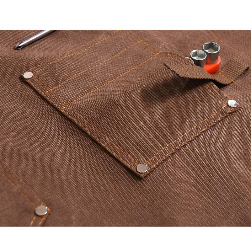 Canvas Apron With Printed Logo - مراجعة Workshop Tools Logo وسعره