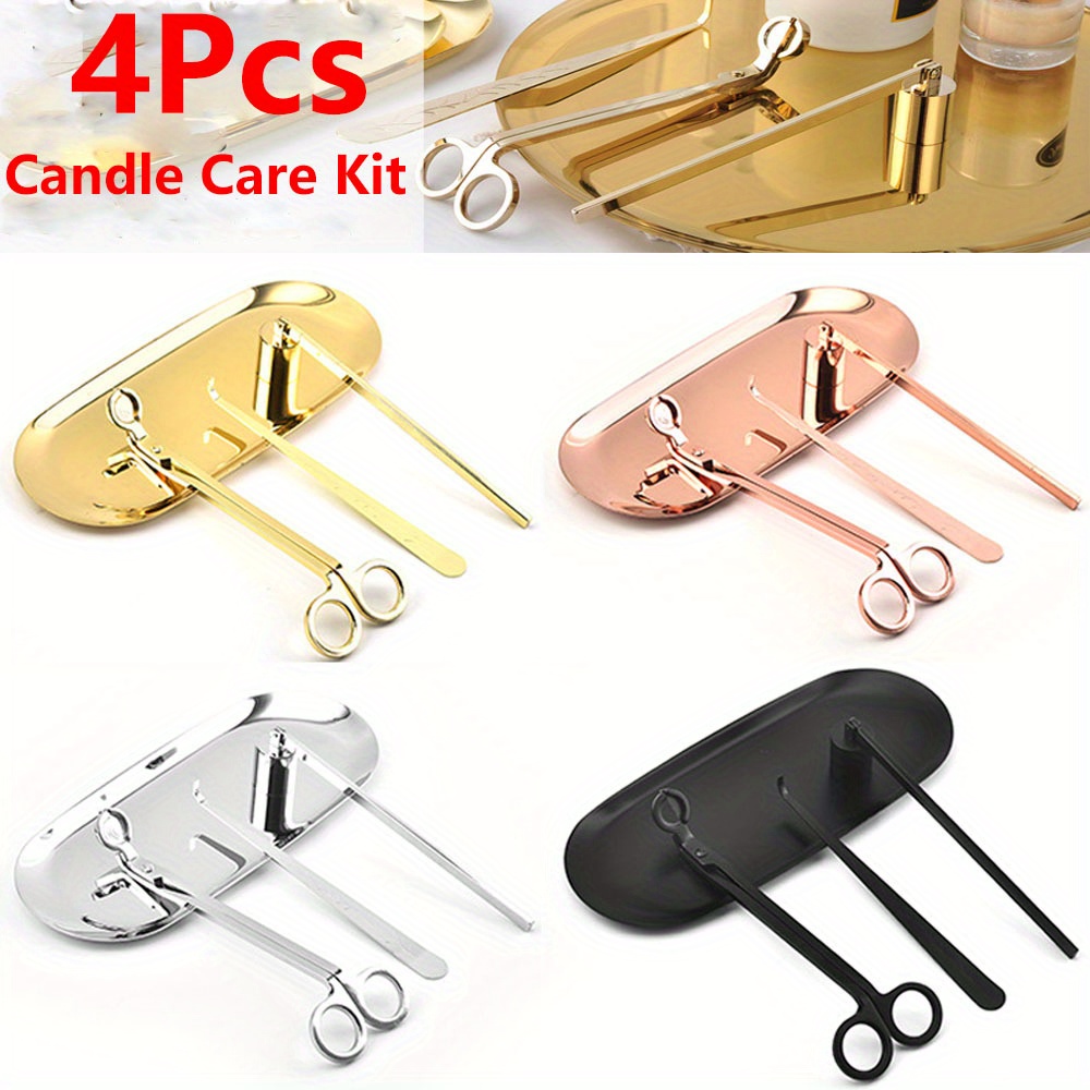 4pcs/set Luxury Candle Care Ki - مراجعة Workshop Tools Diy وسعره