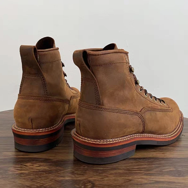 Vintage British Men Ankle Boot - مراجعة Tools Quality وسعره