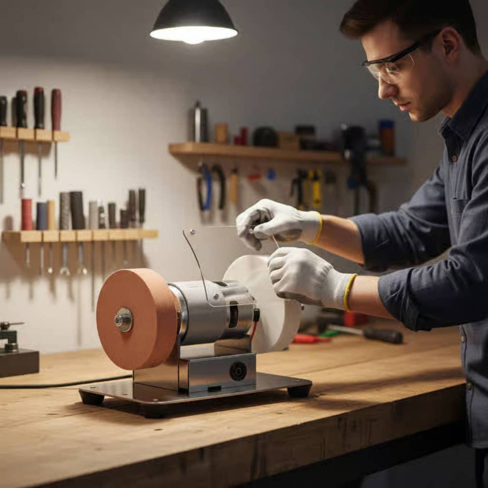 Mini Bench Grinder Multifuncti - مراجعة Tools For Garage Workshop وسعره