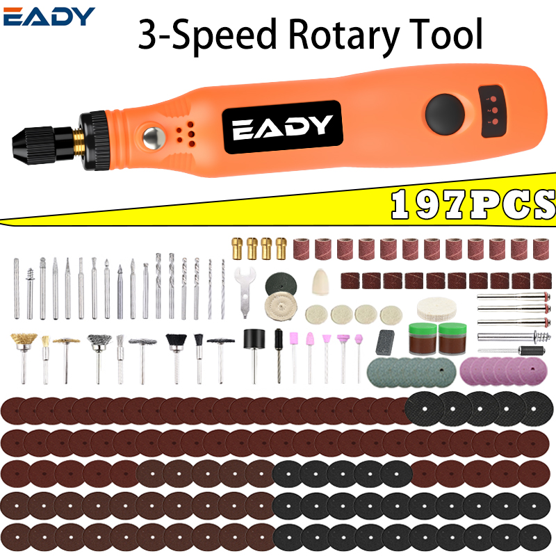 USB Cordless Rotary Tool Kit – - مراجعة Workshop Tools Diy وسعره