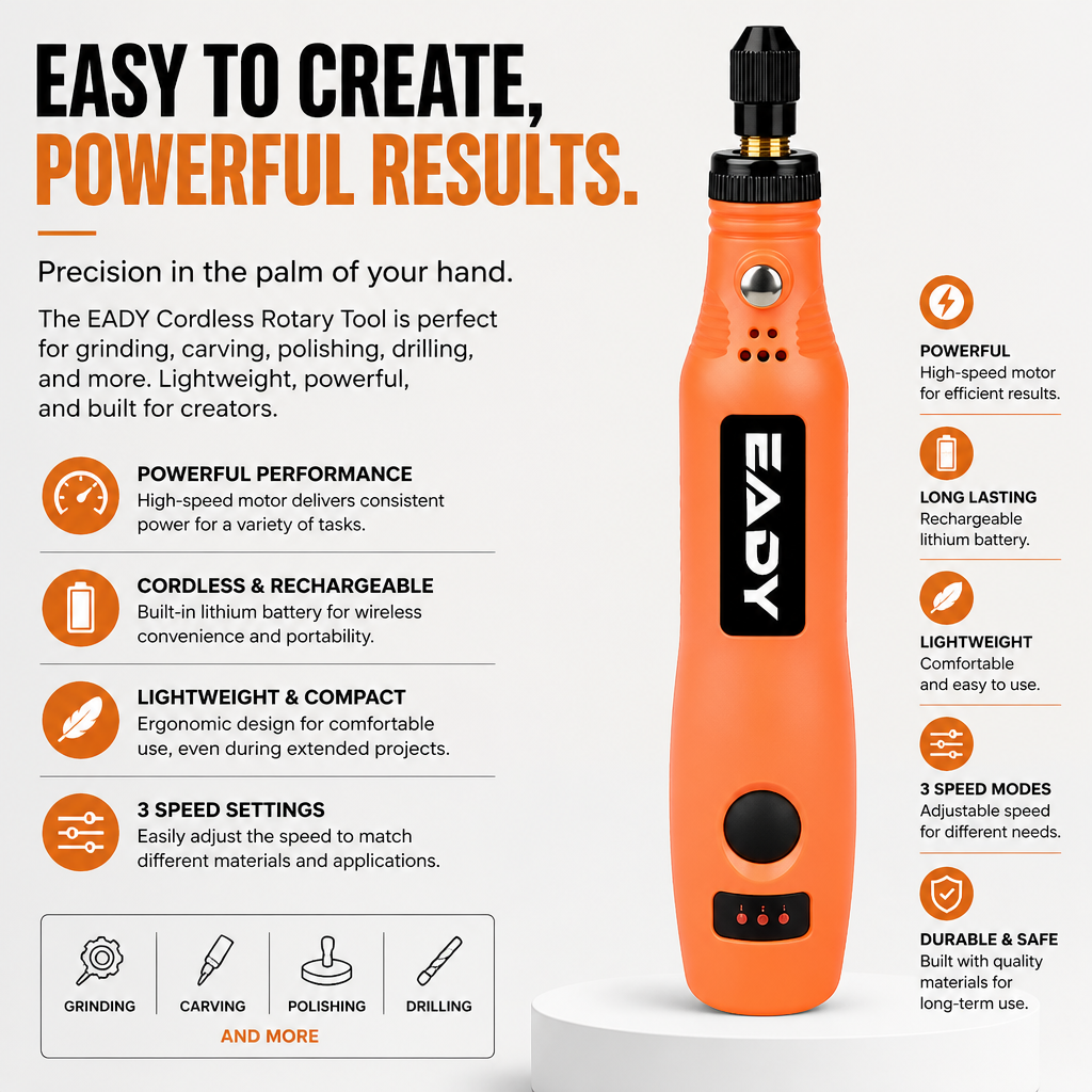 USB Cordless Rotary Tool Kit – - مراجعة Workshop Tools Diy وسعره