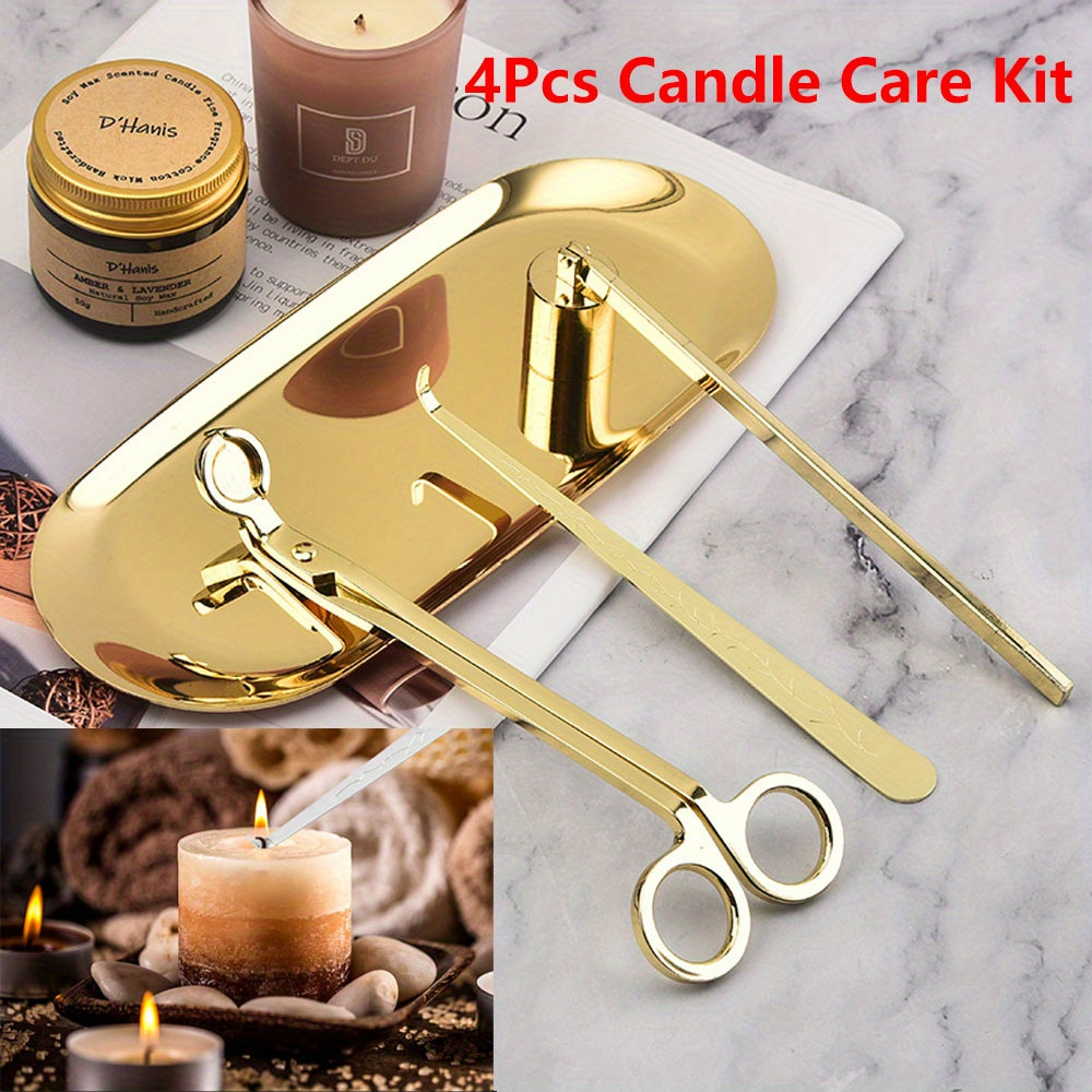 4pcs/set Luxury Candle Care Ki - مراجعة Workshop Tools Diy وسعره