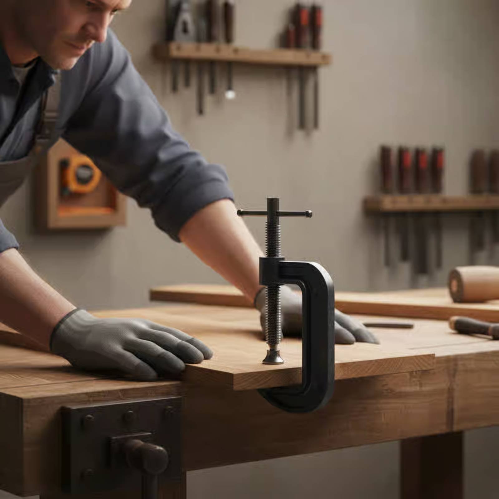 G-Clamp Thickened Frame C-Clam - مراجعة Tools Use In The Workshop وسعره