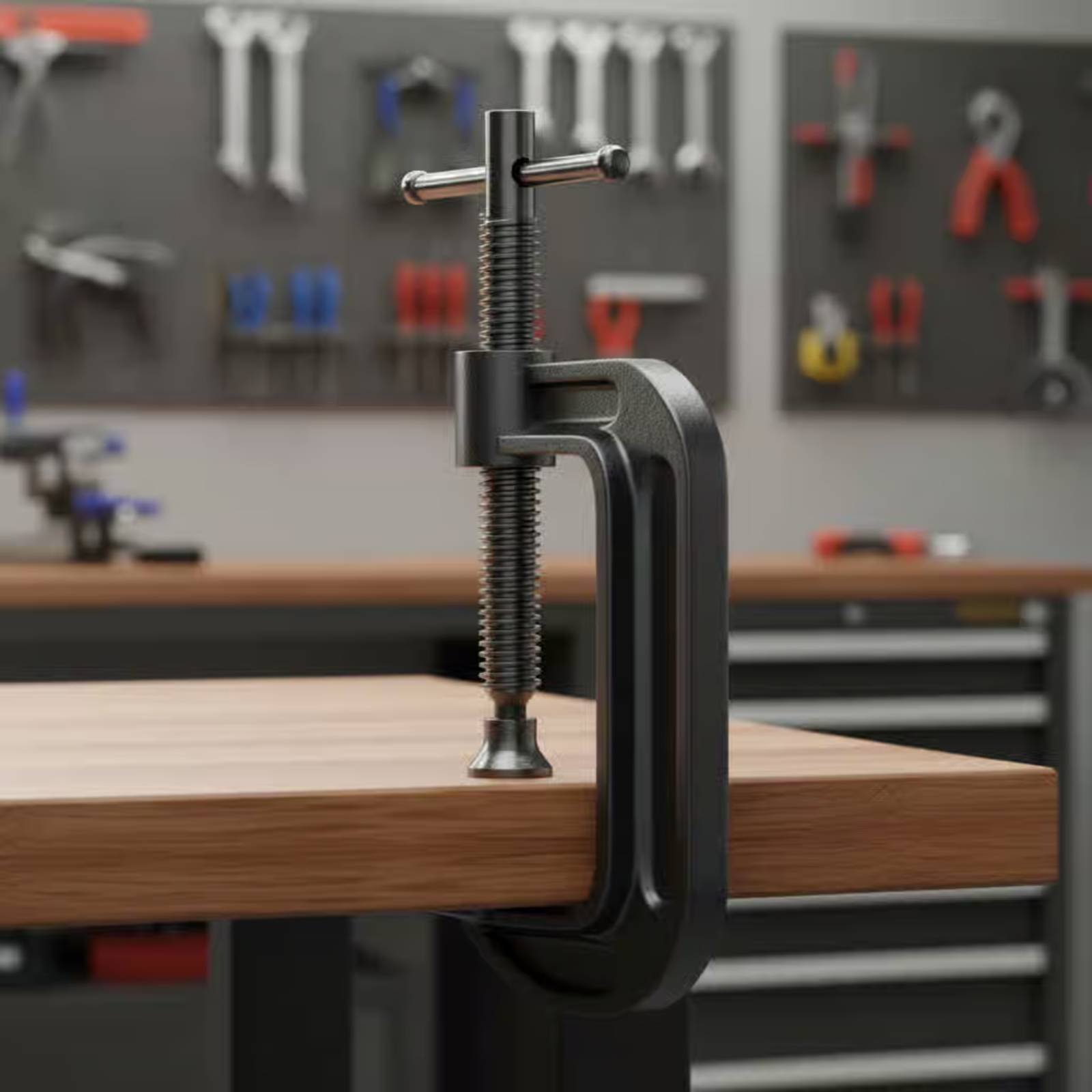 G-Clamp Thickened Frame C-Clam - مراجعة Tools Use In The Workshop وسعره