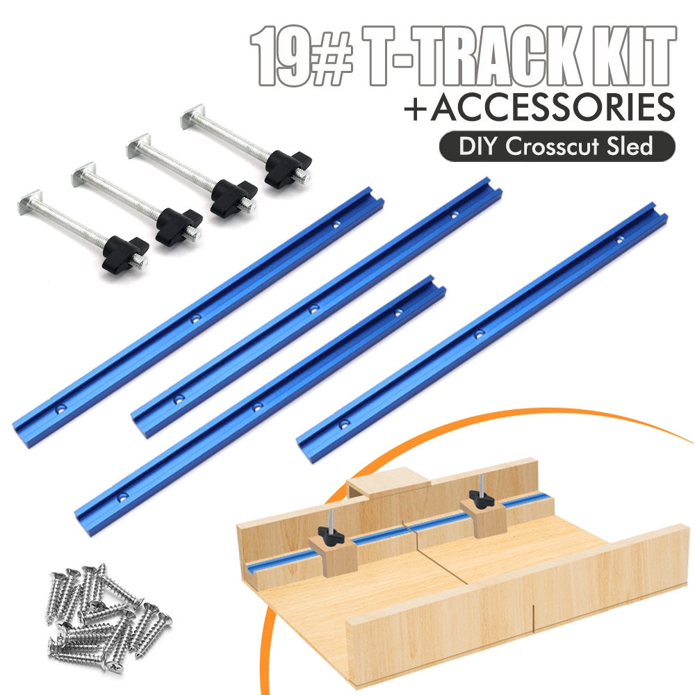 Woodworking 19# T-track Kit an - مراجعة Workshop Tools Diy وسعره