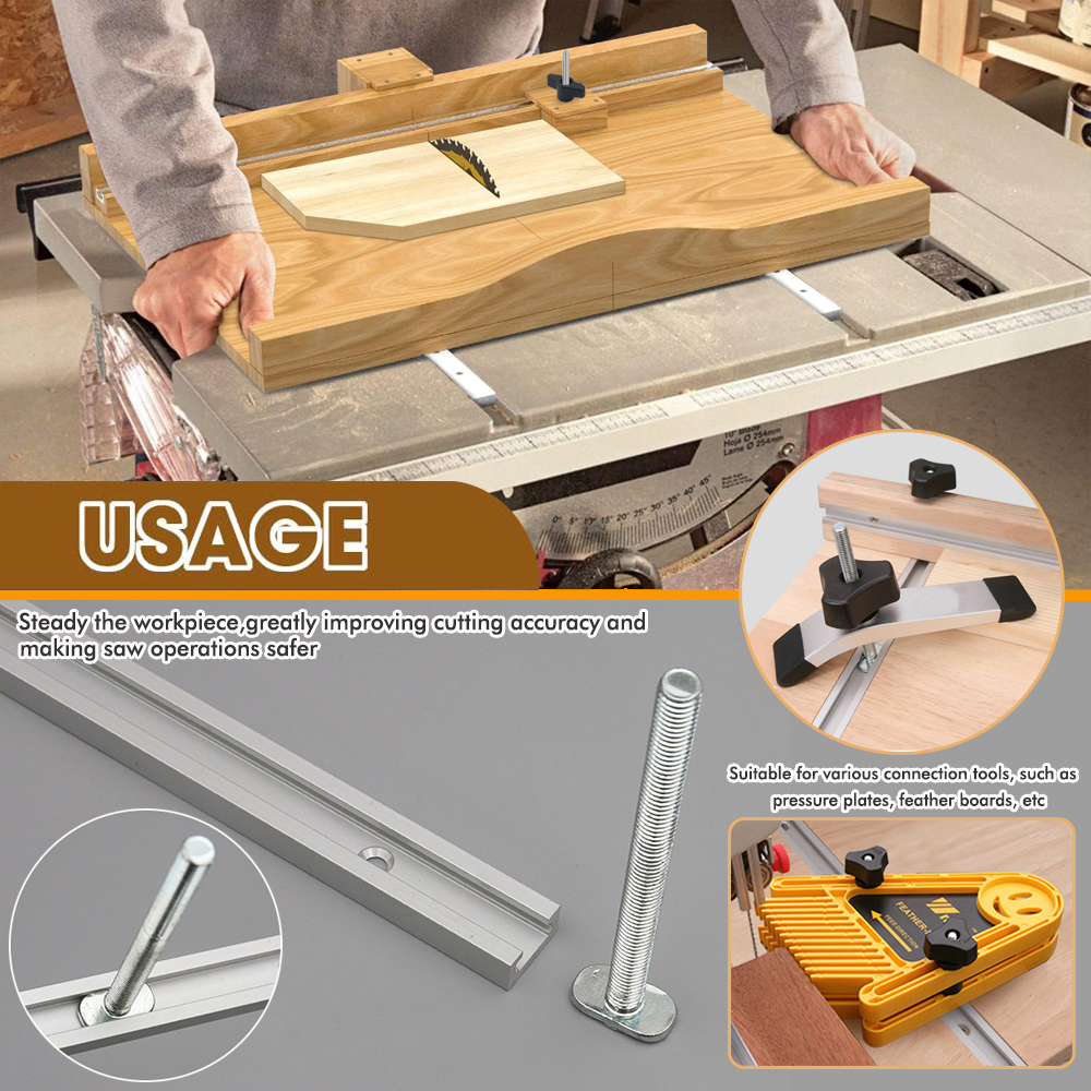 Woodworking 19# T-track Kit an - مراجعة Workshop Tools Diy وسعره