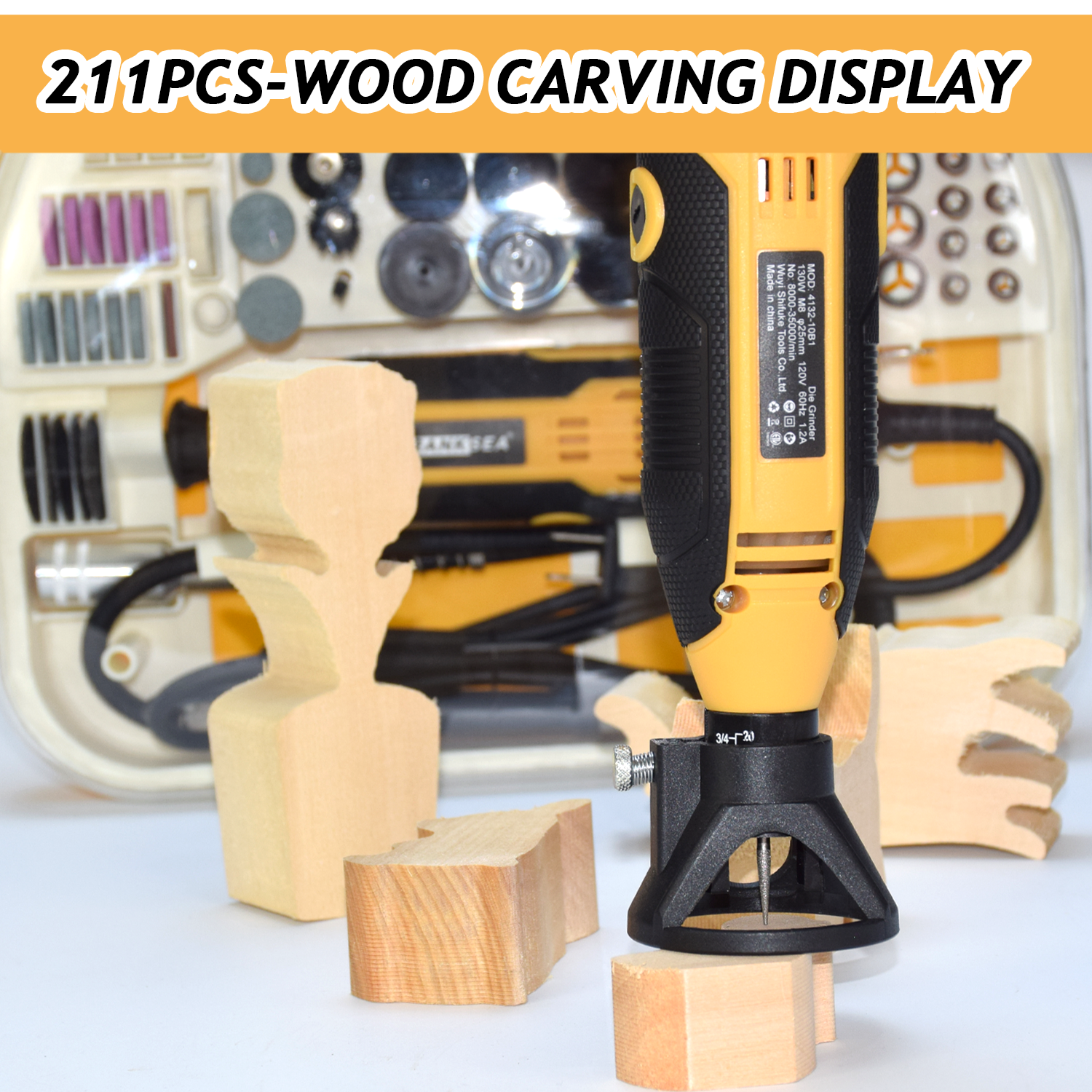 Rotary Tool Kit, Equipped With - مراجعة Workshop Tools Diy وسعره