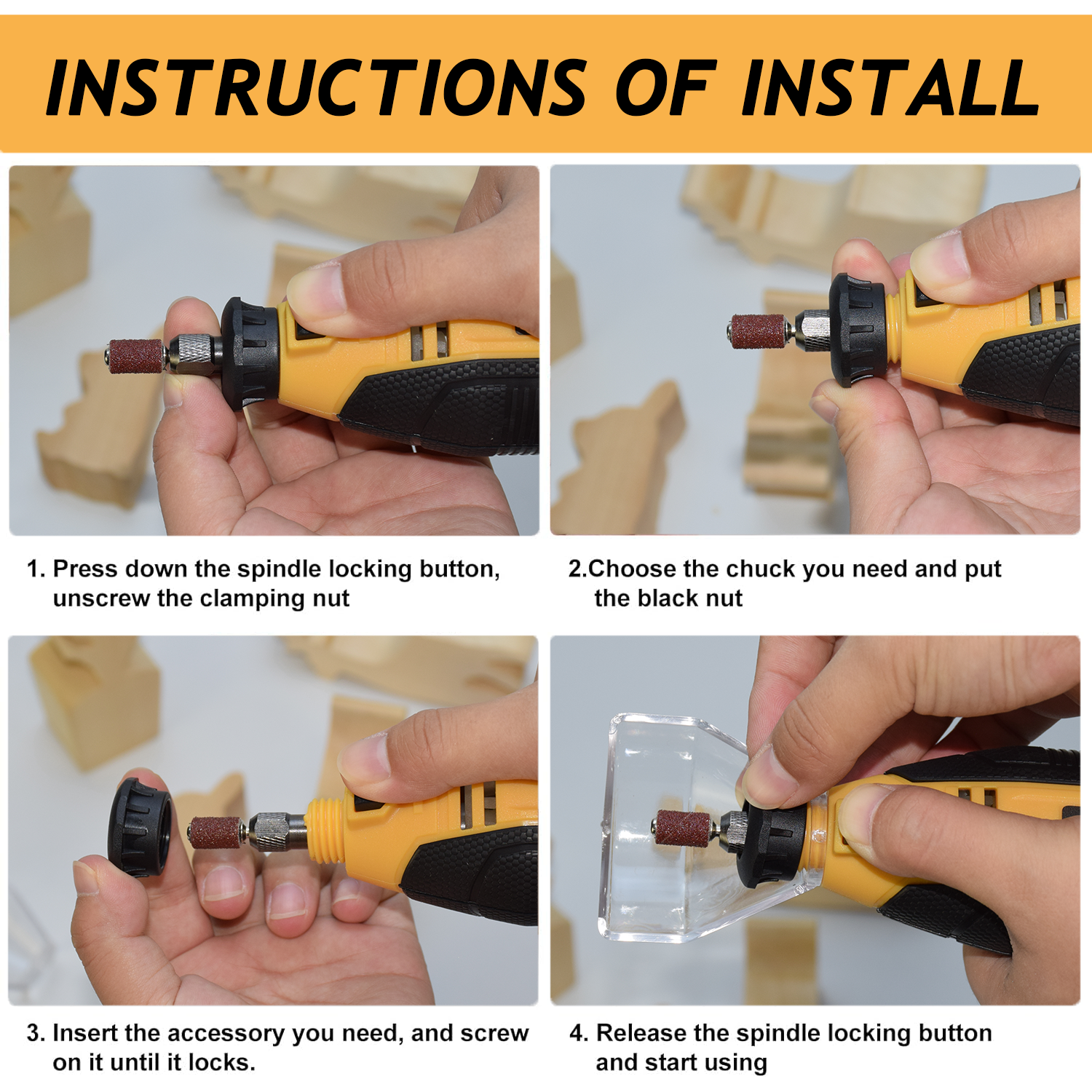 Rotary Tool Kit, Equipped With - مراجعة Workshop Tools Diy وسعره
