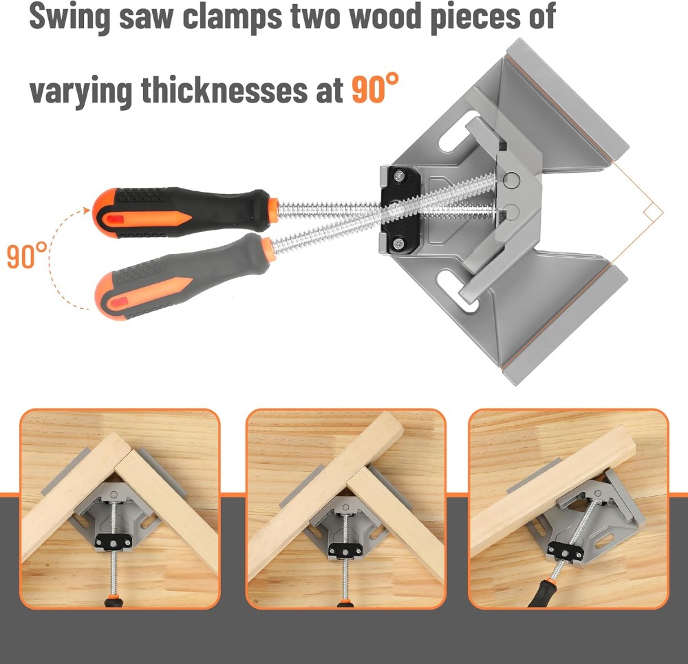 90 Degree Corner Clamps for Wo - مراجعة Angle Clamp 90 وسعره