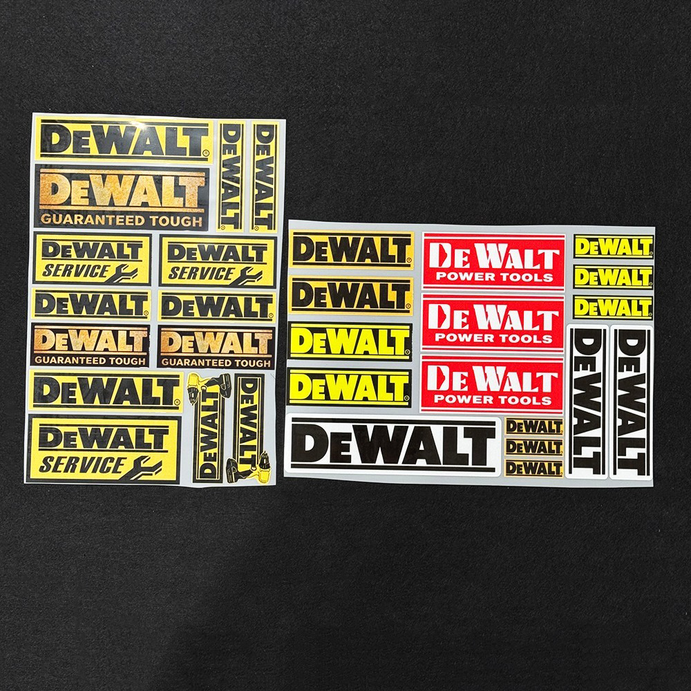 DeWalt Logo Vinyl Reflective S - مراجعة Workshop Tools Logo وسعره
