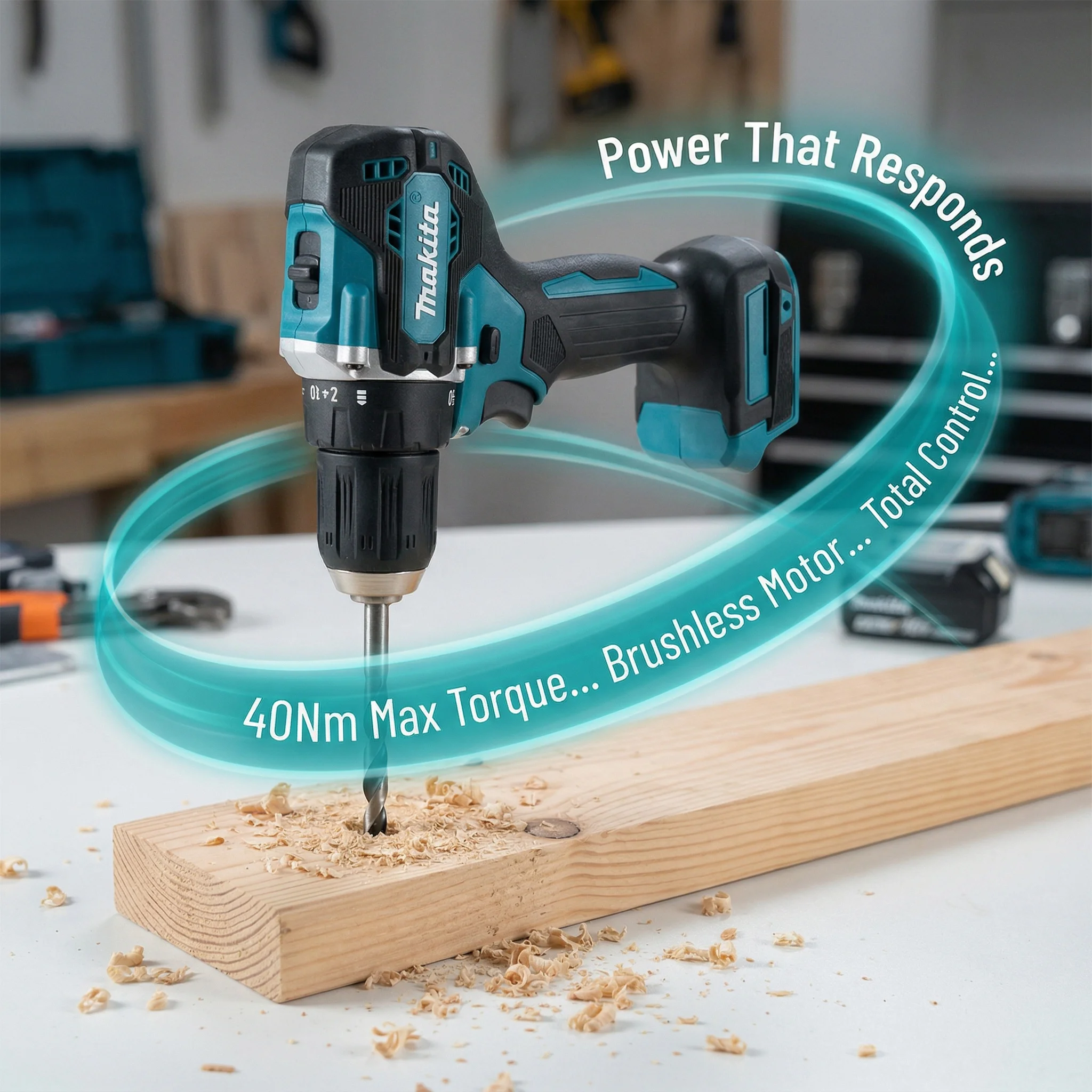 Makita DDF487 Cordless Driver  - مراجعة Power Tools For Workshop وسعره