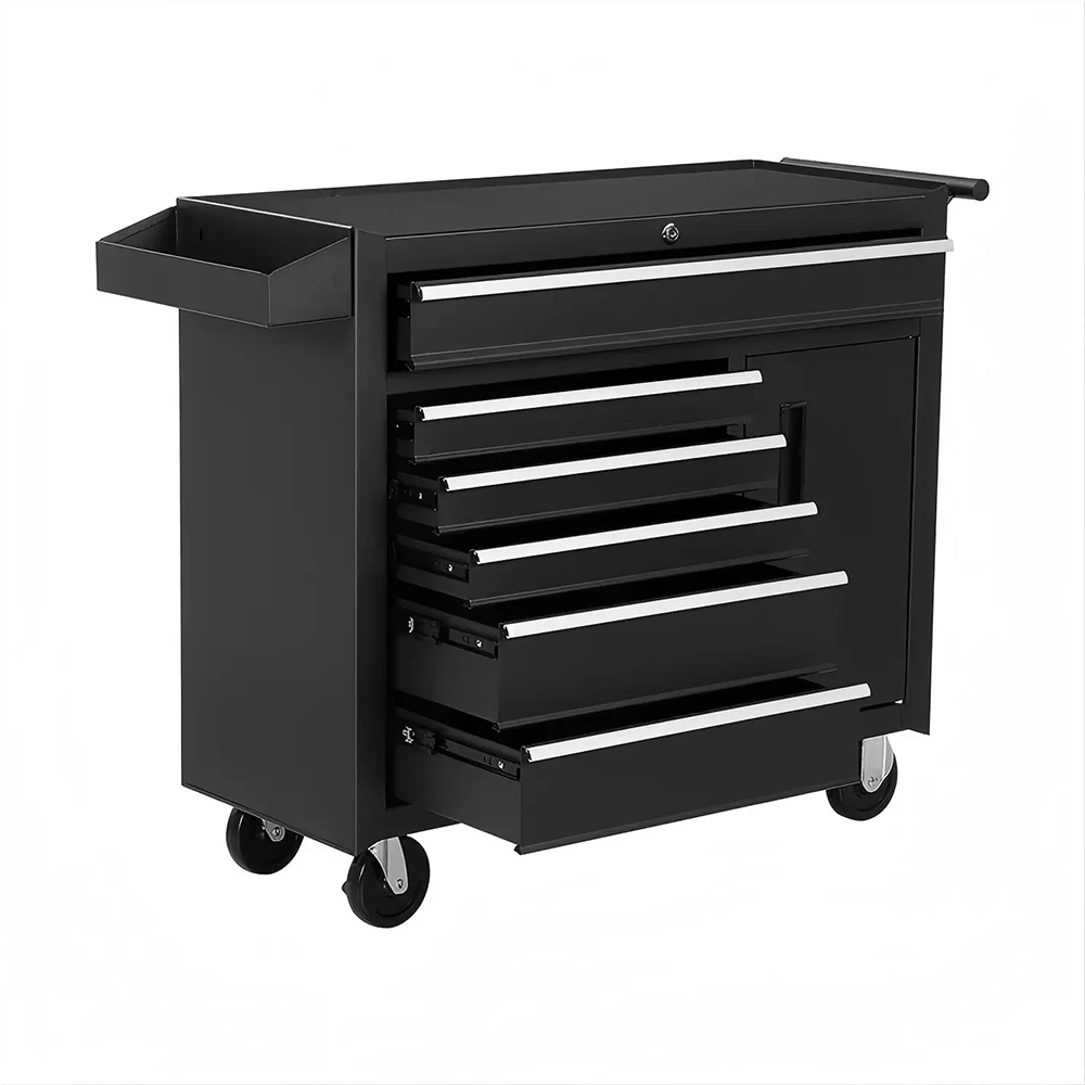 Tool Storage Cabinet 6-Drawer  - مراجعة Workshop Tools Logo وسعره