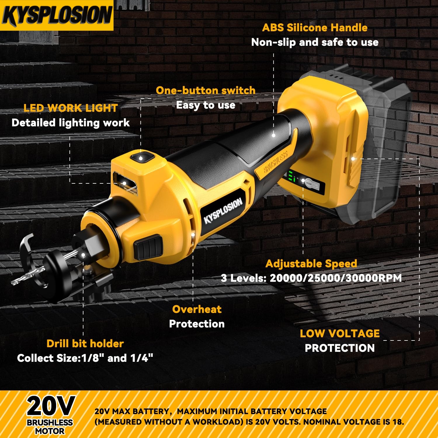 3 Gears Brushless Electric Dry - مراجعة Power Tools For Workshop وسعره
