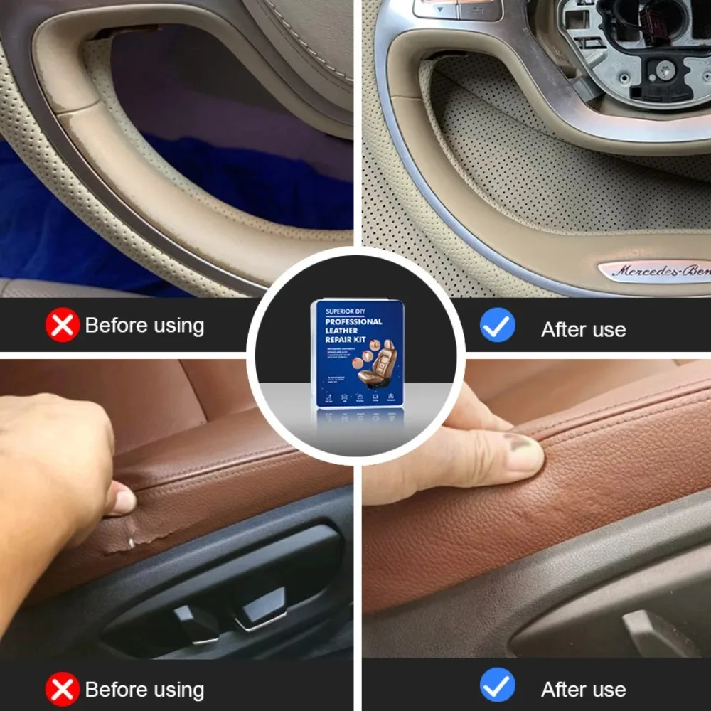 Car Leather Repair Tool Kit 7  - مراجعة Workshop Tools Diy وسعره