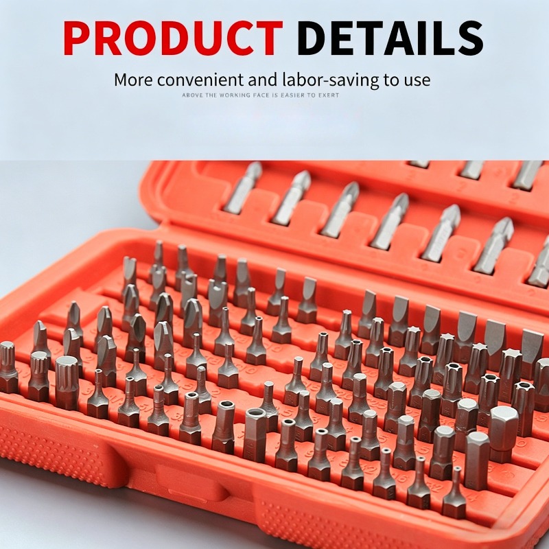 100PCS Screwdriver Bit Set, Ho - مراجعة Tools Use In The Workshop وسعره