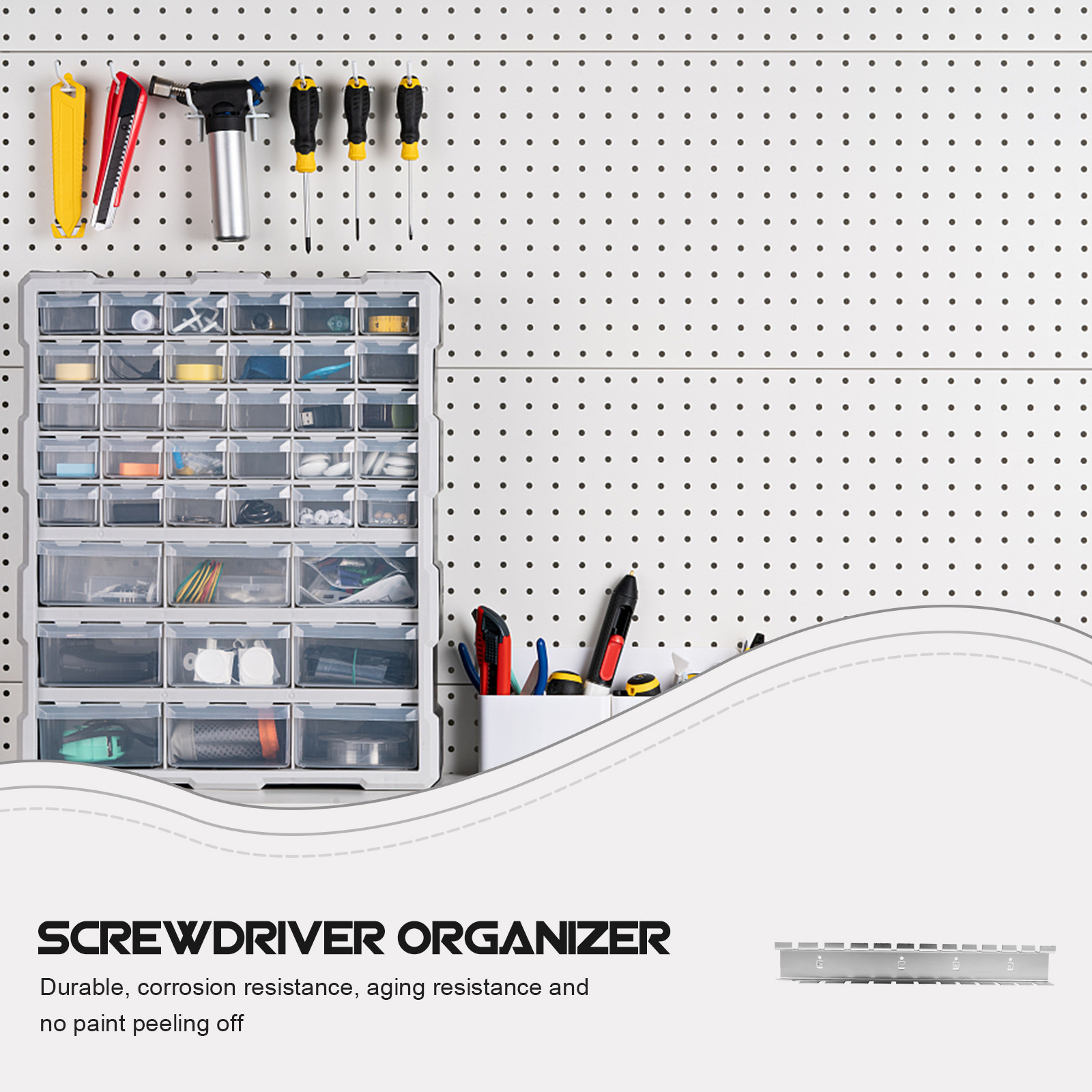 1Pcs Premium Steel Pegboard Sc - مراجعة Tools For Garage Workshop وسعره