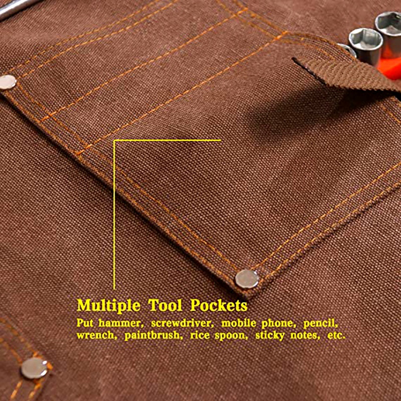 Heavy Duty Canvas Apron Custom - مراجعة Workshop Tools Logo وسعره