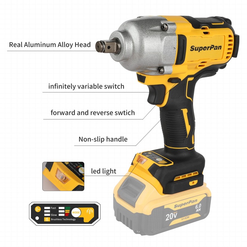 High Torque Cordless Impact Wr - مراجعة Tools Use In The Workshop وسعره